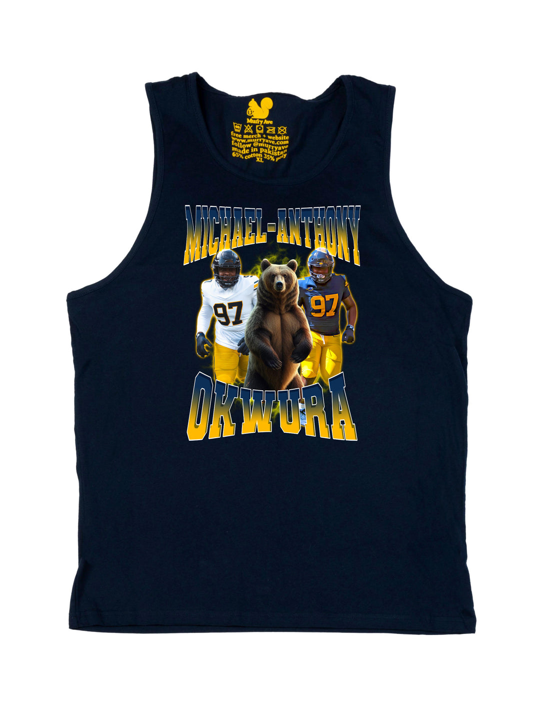 Michael Anthony Okwura Collage Tank Top