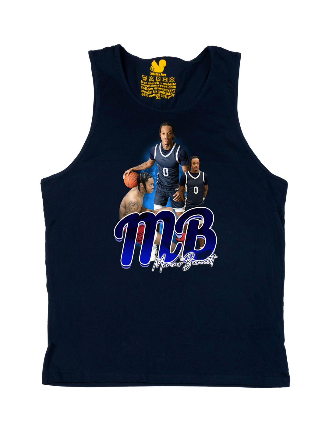 Marcus Burnett Initials Tank Top
