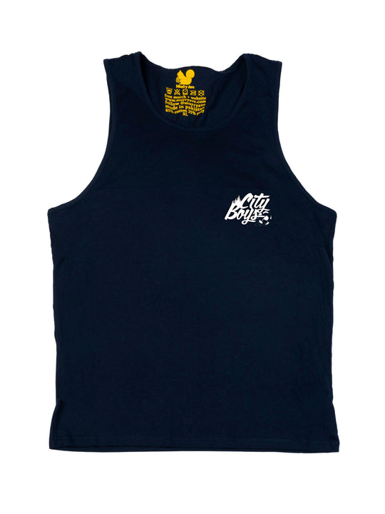 City Boys Wht Tank Top