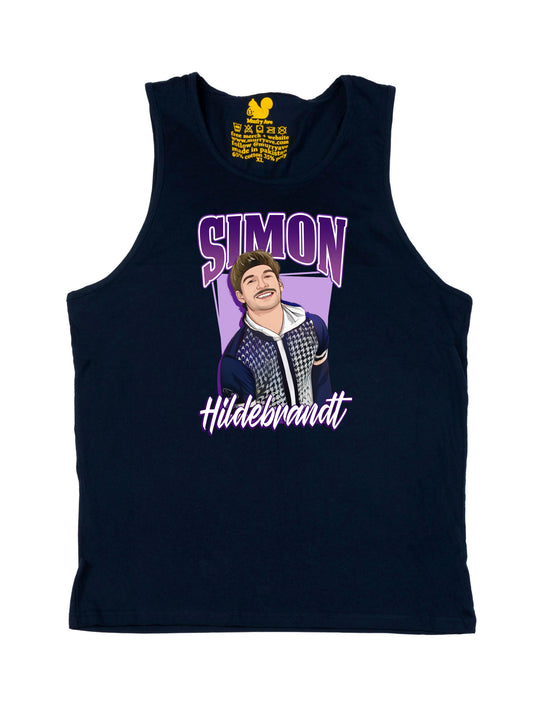 Simon Hildebrant Cartoon Tank Top