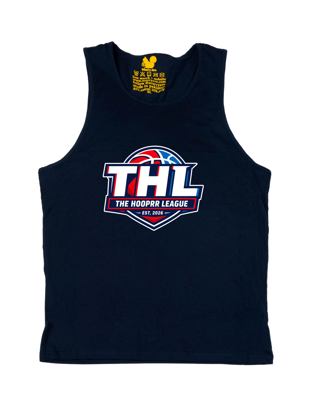 The Hooprr League Logo Tank Top