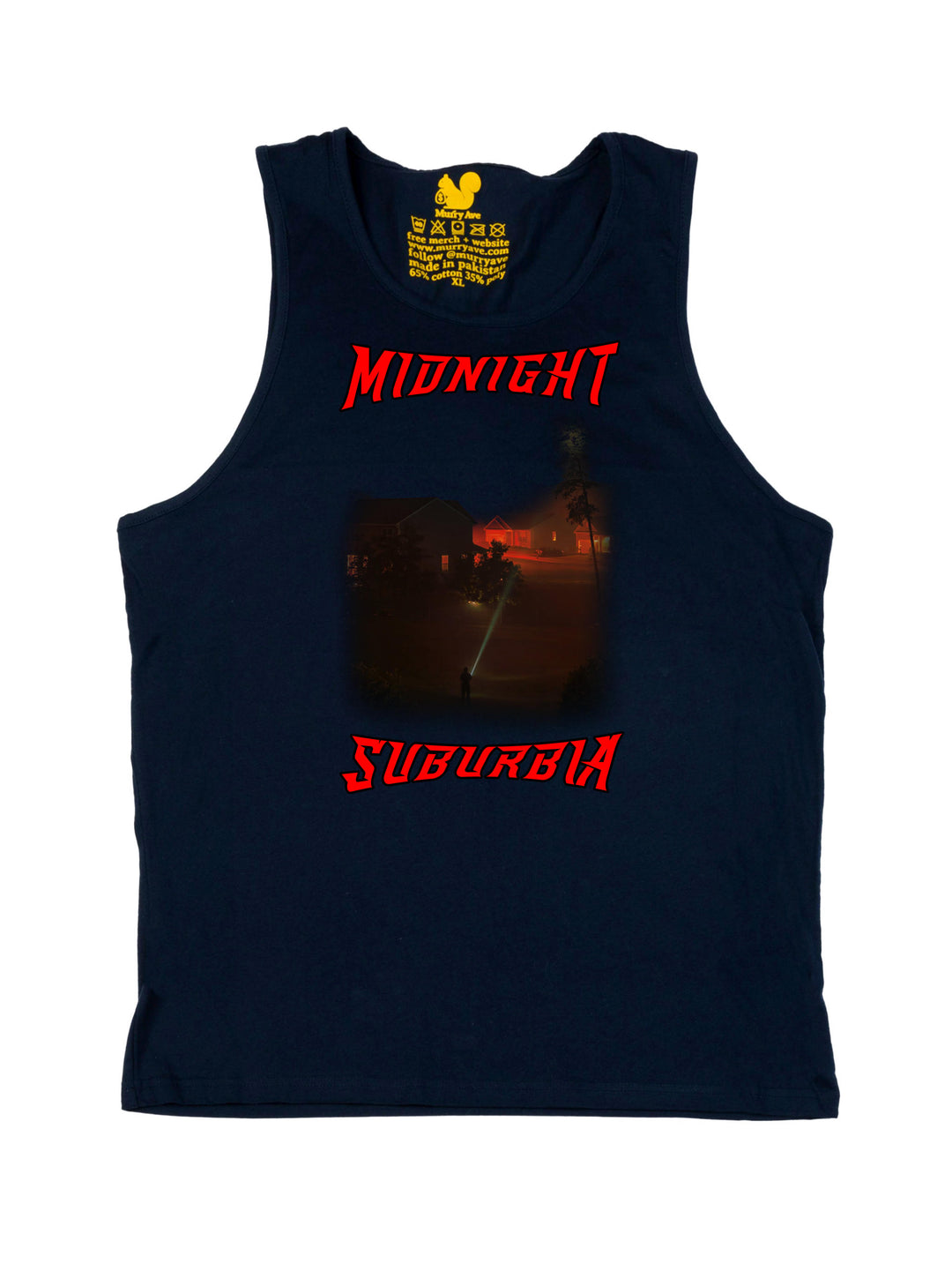 Midnight Suburbia Art B Tank Top