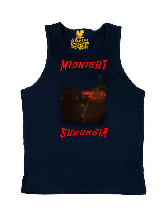 Midnight Suburbia Art B Tank Top