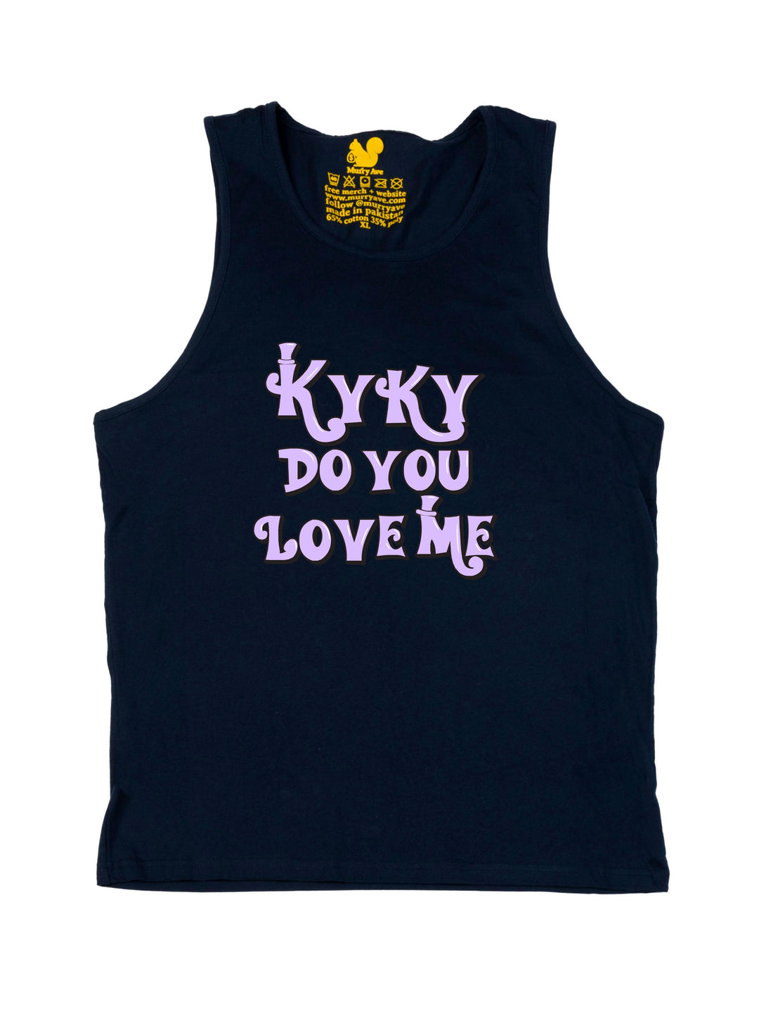 kyky do you love me purple Tank Top