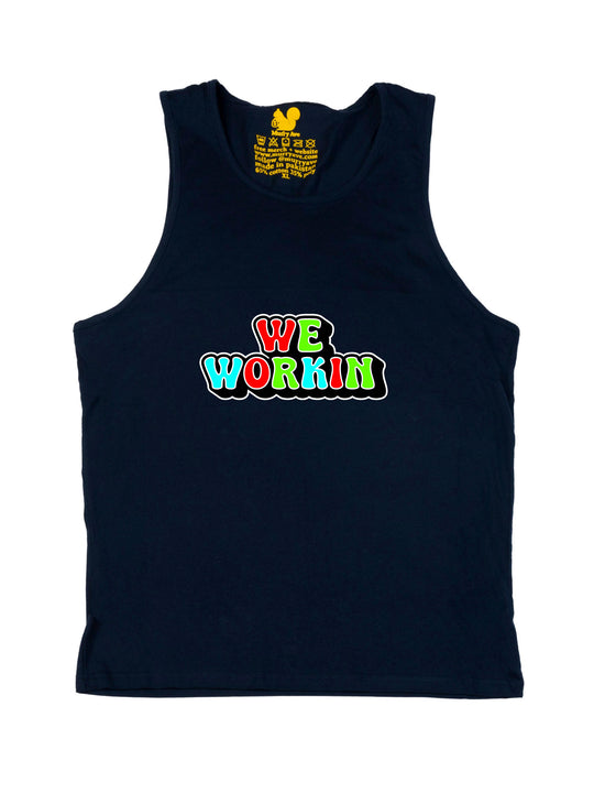We Workin Logo Tank Top