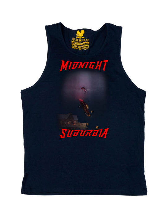 Midnight Suburbia Art A Tank Top