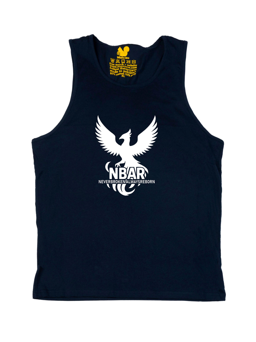 NBAR Logo White Tank Top