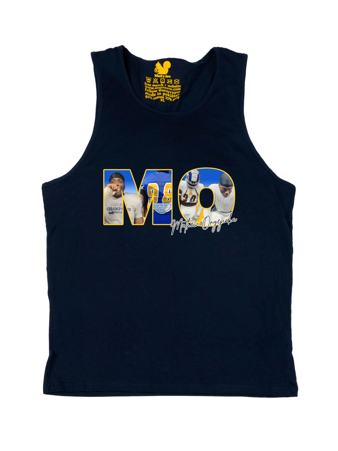 Mathew Onyejiaka Initials Tank Top