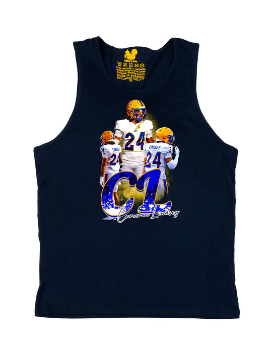 Cameron Lindsey Initials Tank Top