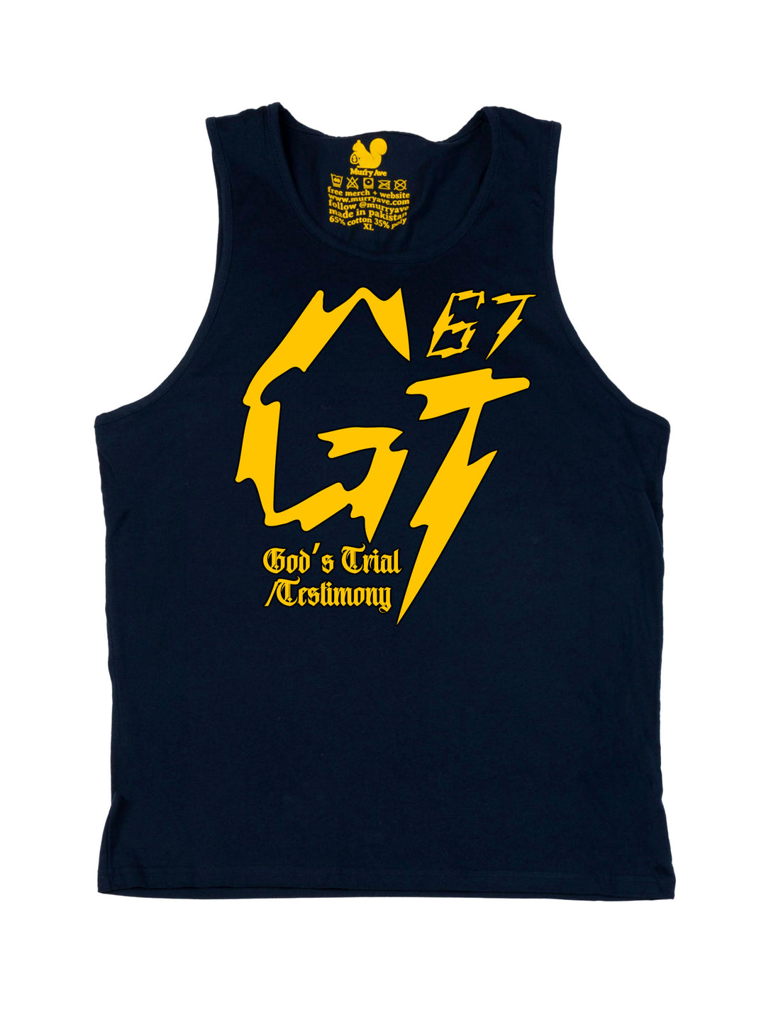 James Glover Tyson Logo Yellow Tank Top