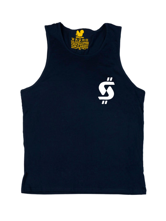 C Money Pocket White Tank Top