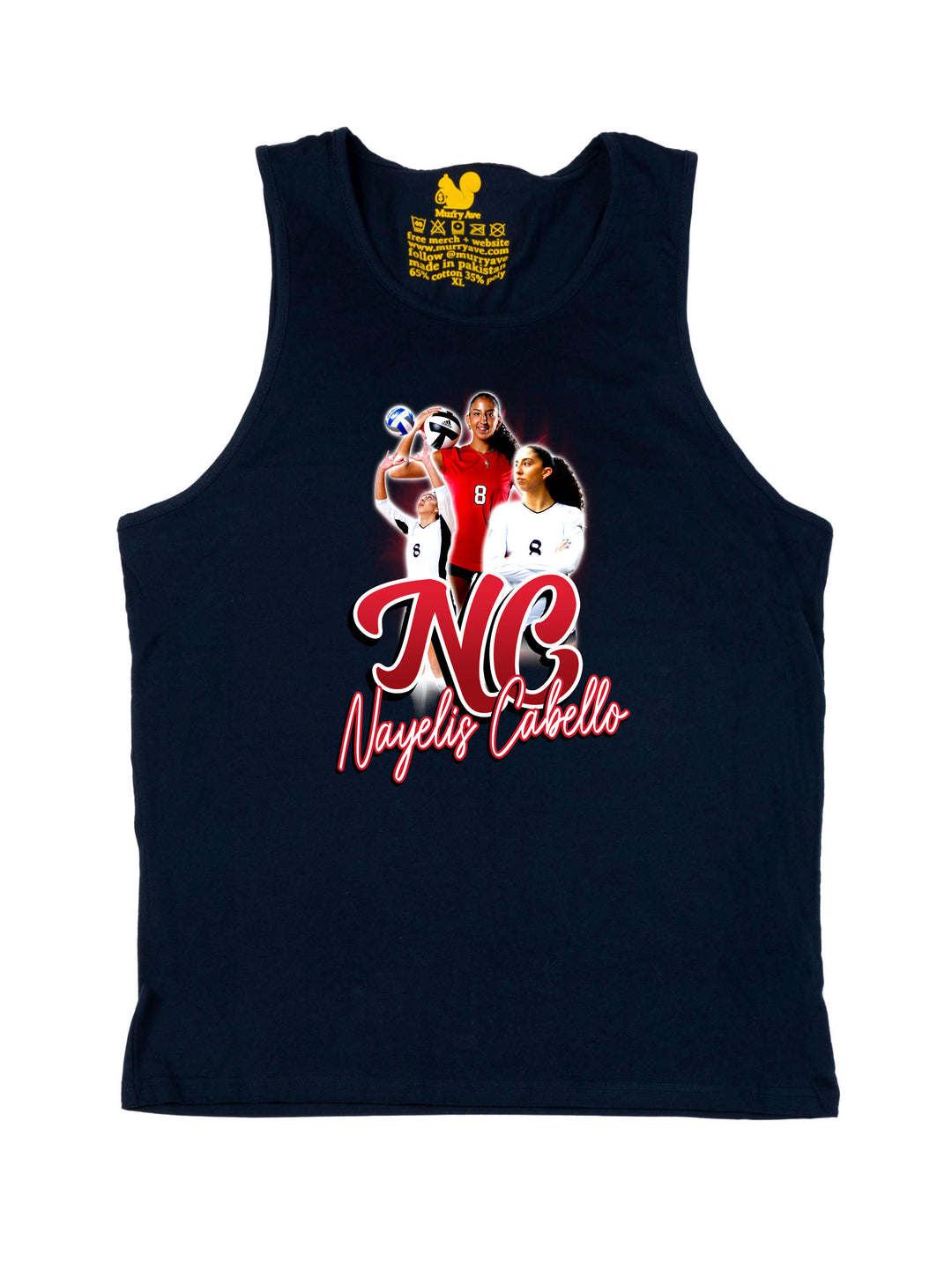 Nayelis Cabello Initials Tank Top