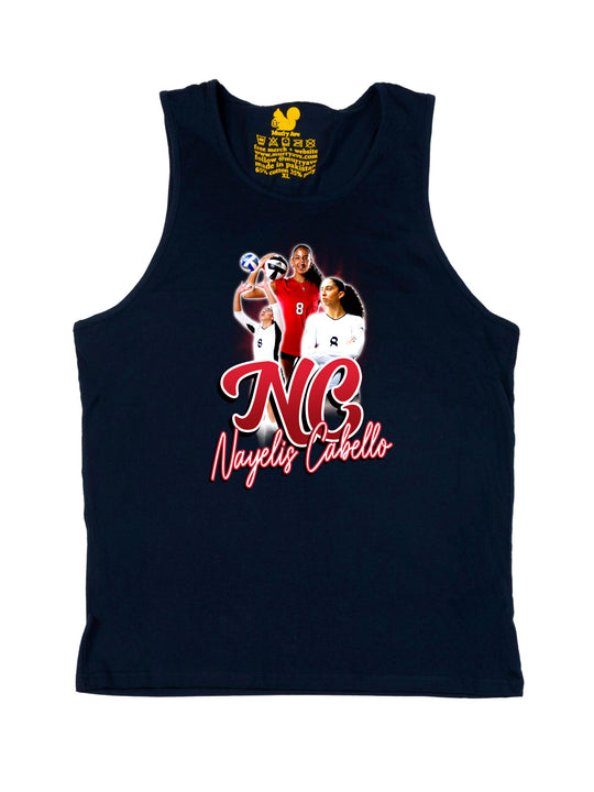 Nayelis Cabello Initials Tank Top