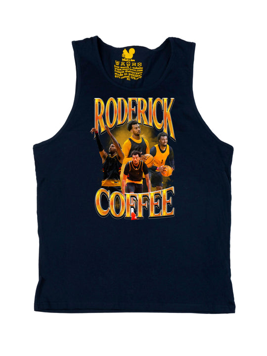 Roderick Coffee Collage Tank Top