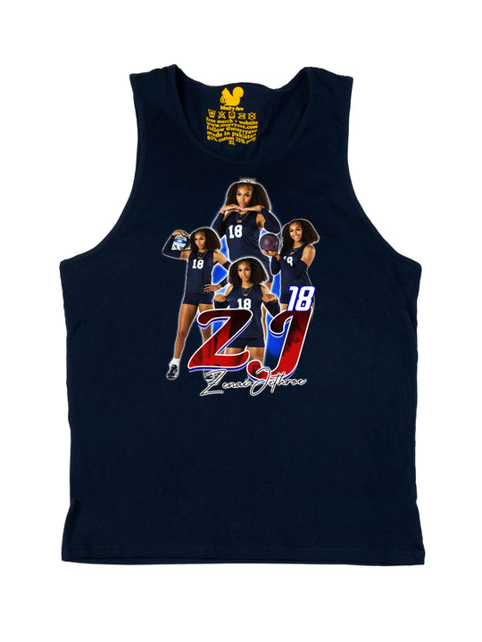 Zenai Jethroe Initials Tank Top