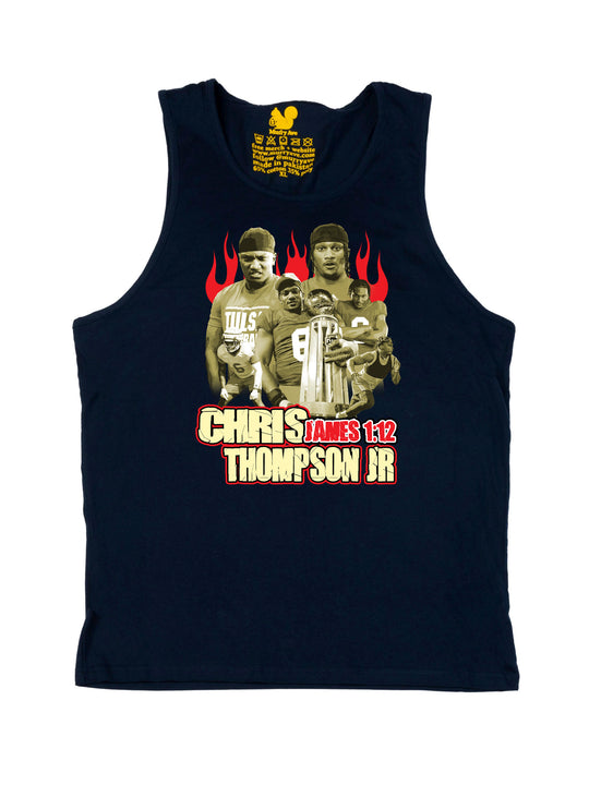 Chris Thompson Collage Tank Top