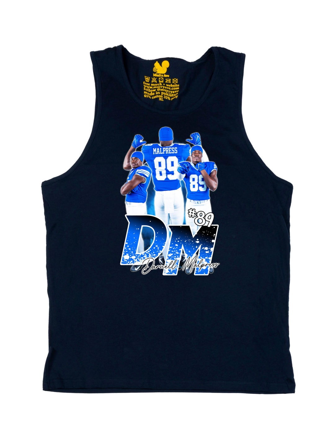 Darnell Malpress Initials Tank Top