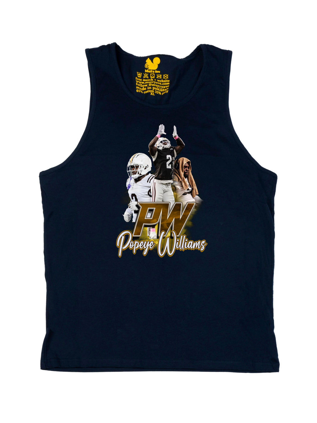 Popeye Williams Initials Tank Top