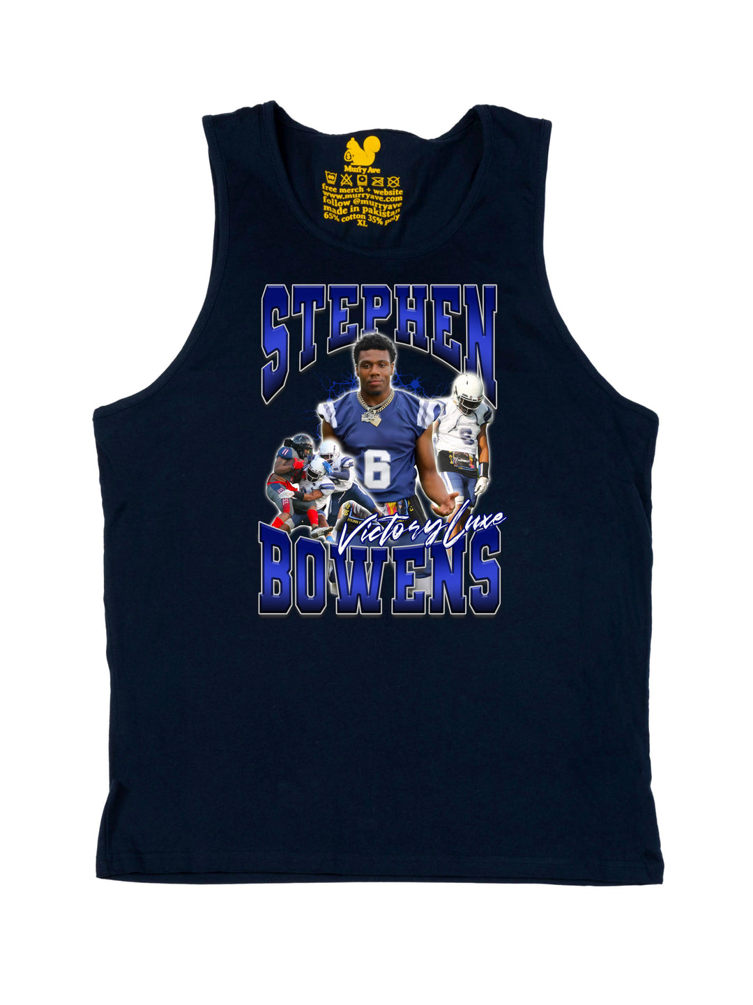 Stephen Bowens Collage Tank Top
