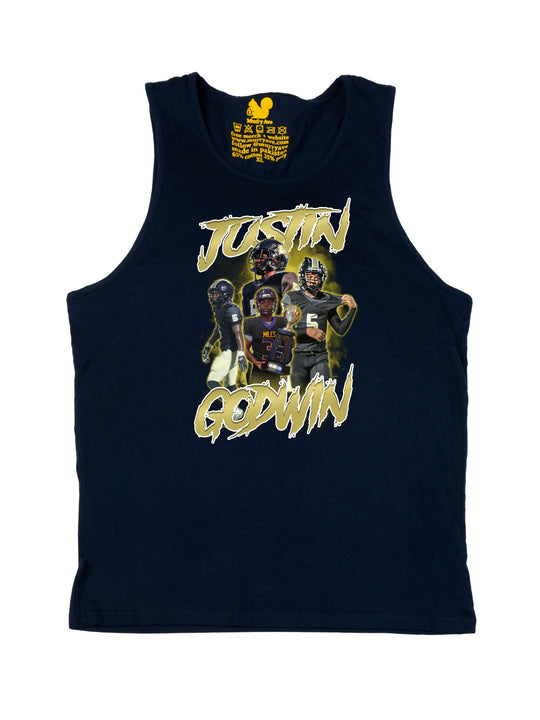Justin Godwin Collage Tank Top