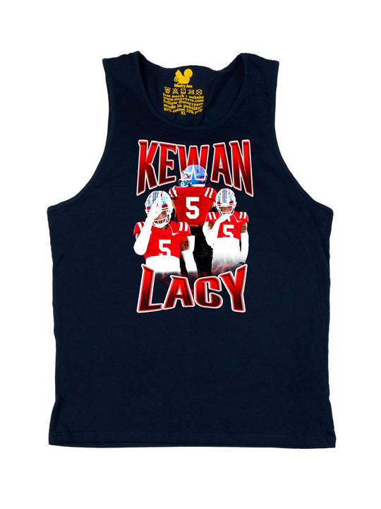 Kewan Lacy Collage Tank Top