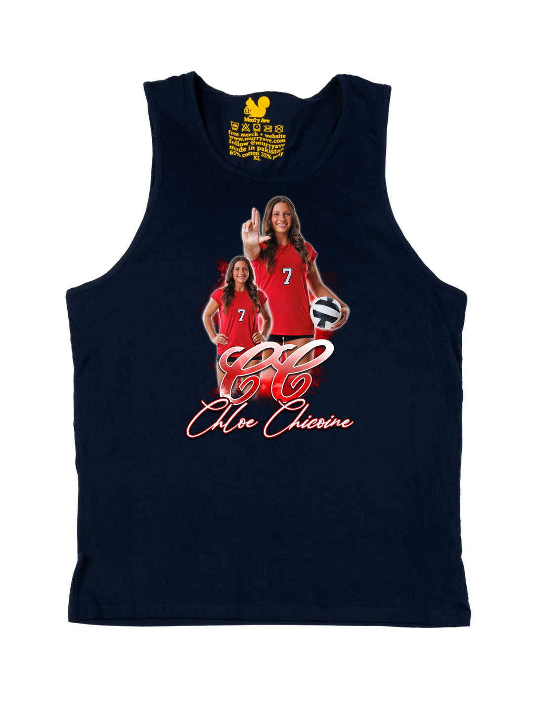 Chloe Chicoine Initials Tank Top