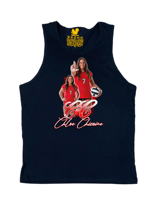 Chloe Chicoine Initials Tank Top