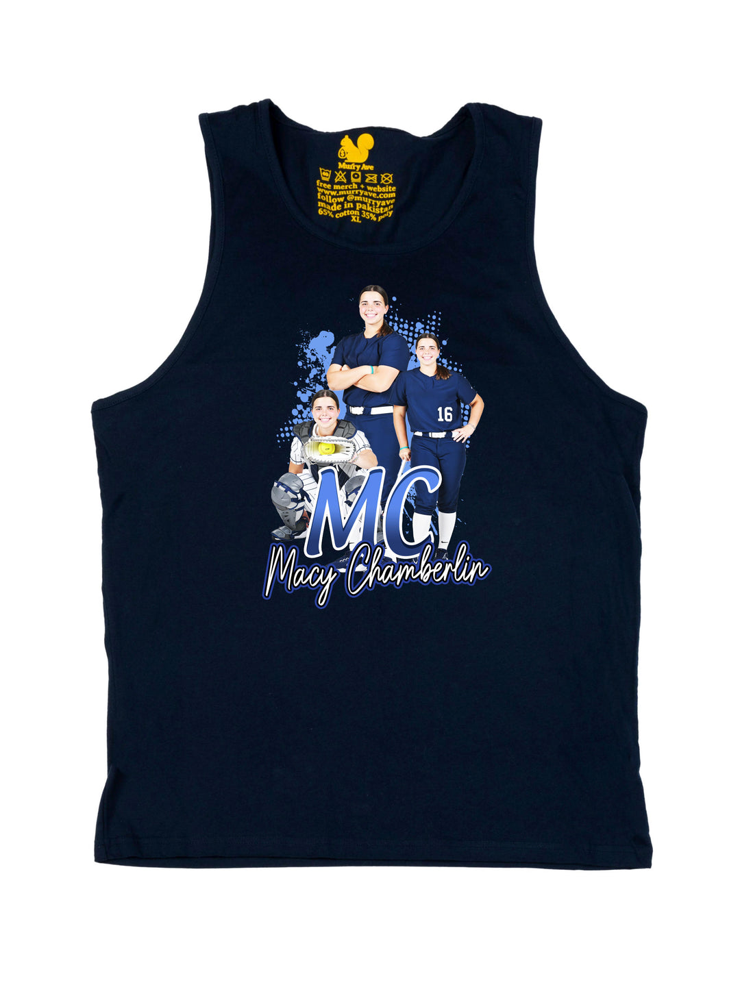 Macy Chamberlin Initials Tank Top