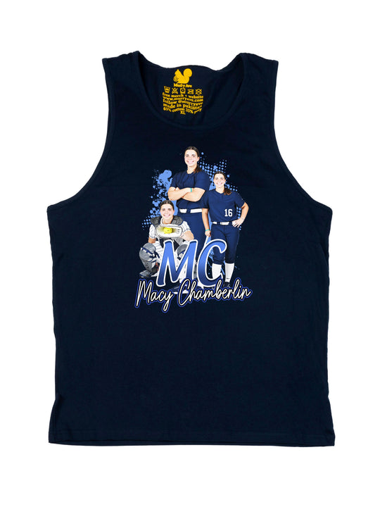 Macy Chamberlin Initials Tank Top