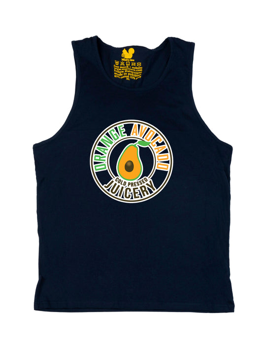 Orange Avocado Pittsburgh Logo Tank Top