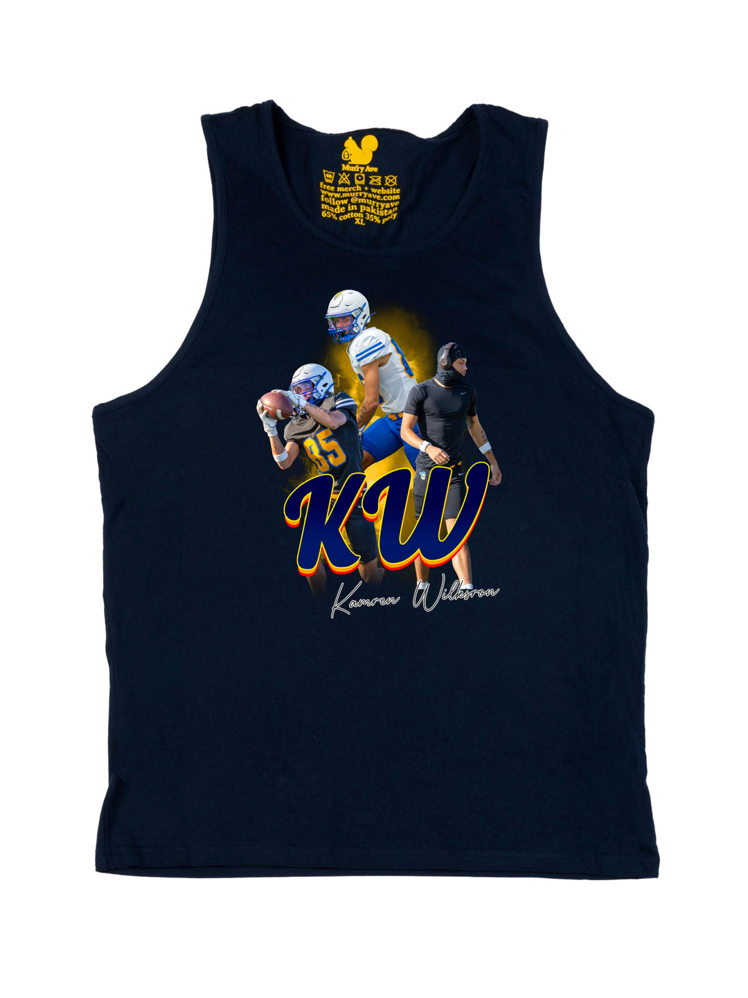 Kamren Wilkerson Initials Tank Top