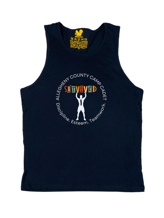 Survived Logo Dark Tank Top