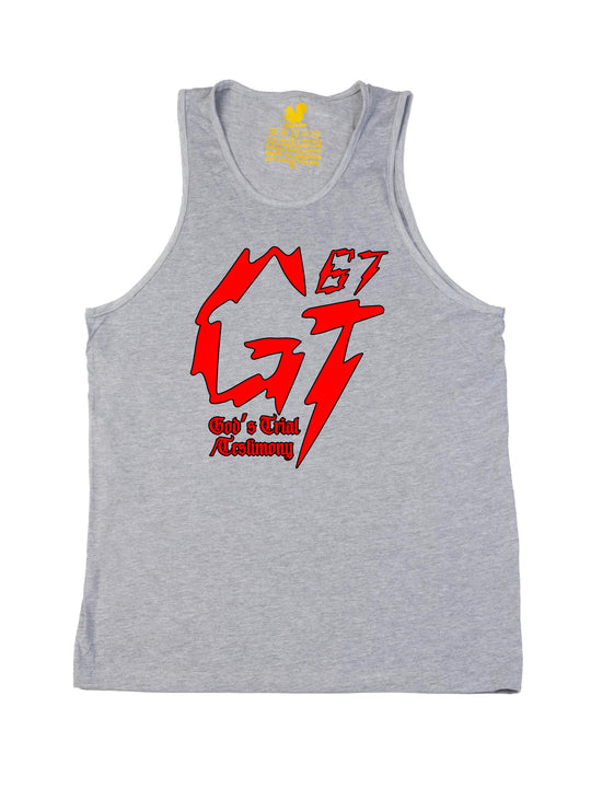James Glover Tyson Logo Red Tank Top