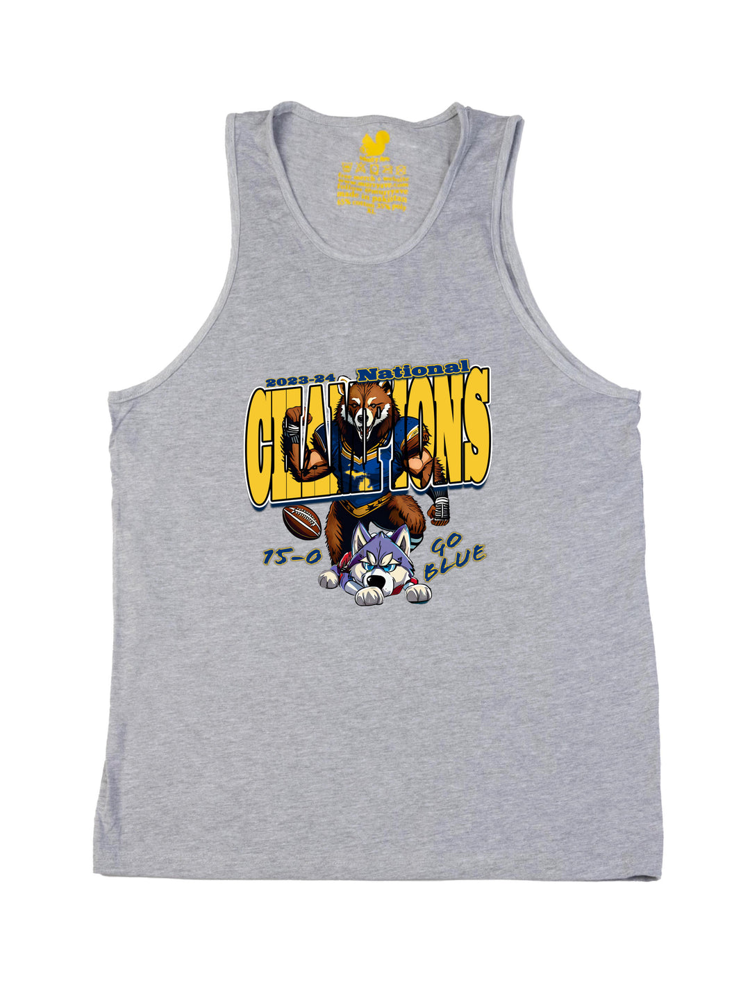 Michigan National Champs  Tank Top
