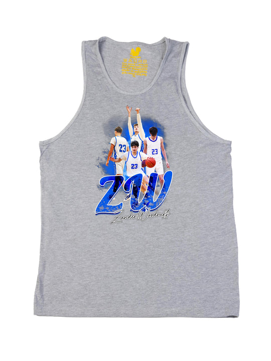 Zander Woodruff Initials Tank Top