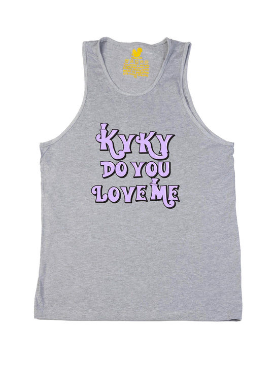 kyky do you love me purple Tank Top