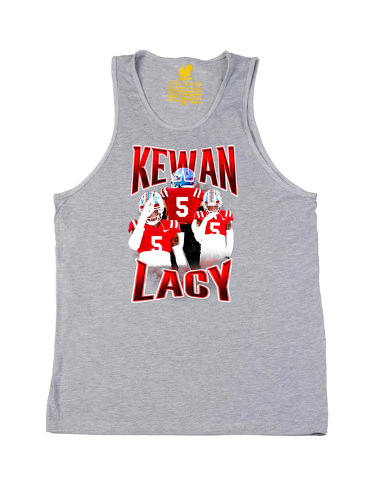 Kewan Lacy Collage Tank Top