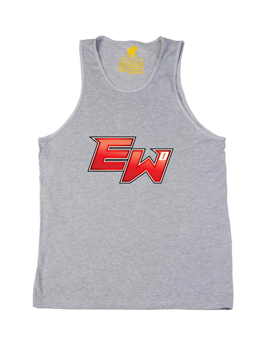 Elijah White Logo Tank Top