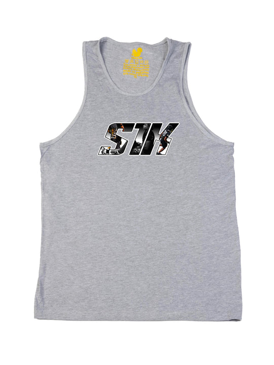 Kavin White Initials Tank Top