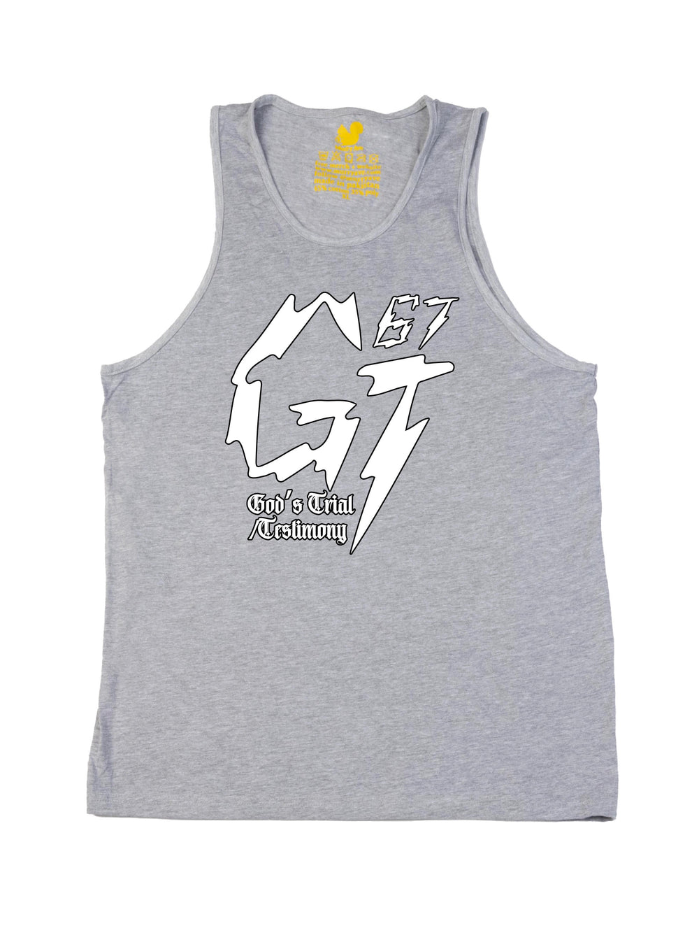 James Glover Tyson Logo White Tank Top