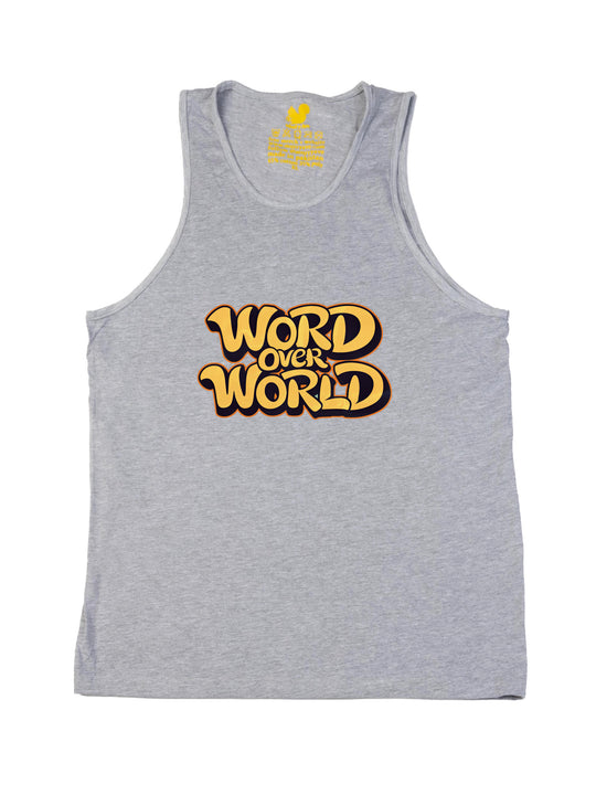 Word Over World Tank Top