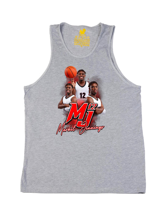 Markel Jennings Initials Tank Top
