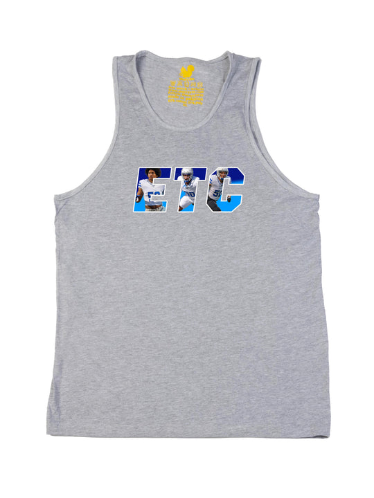 Elijah Carney Initials  Tank Top