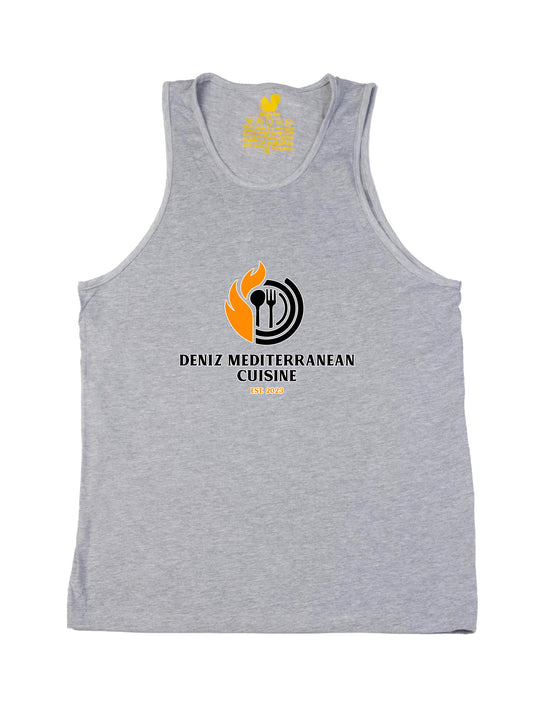 Deniz Mediterranean Cuisine Logo Tank Top