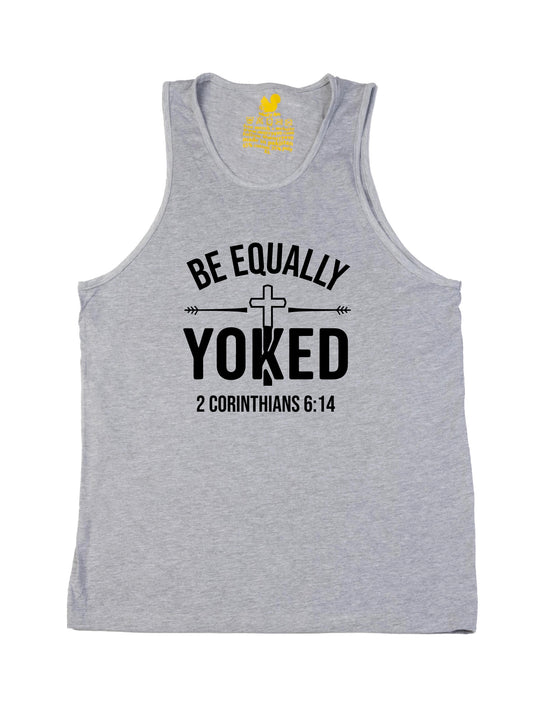 Be Equally Yoked Logo Black Tank Top