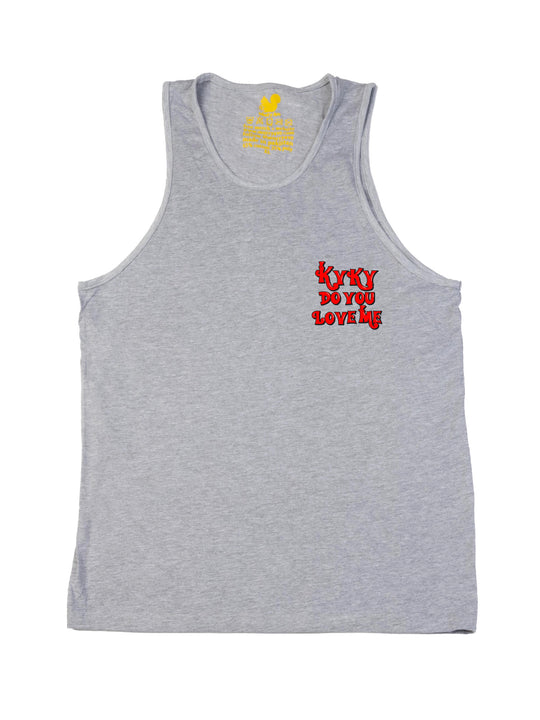 Kyky Do You Love Me Red Pocket Tank Top