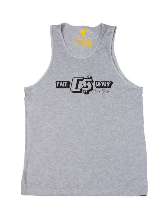 The CMoney Way Logo Black Tank Top