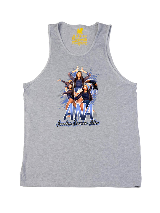 Annalise Newman Achee Initials Tank Top