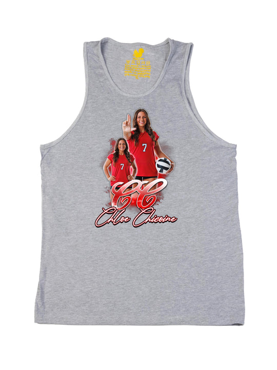 Chloe Chicoine Initials Tank Top
