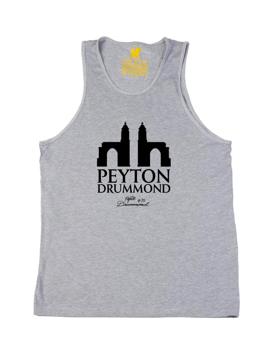Peyton Drummond Logo Black Tank Top